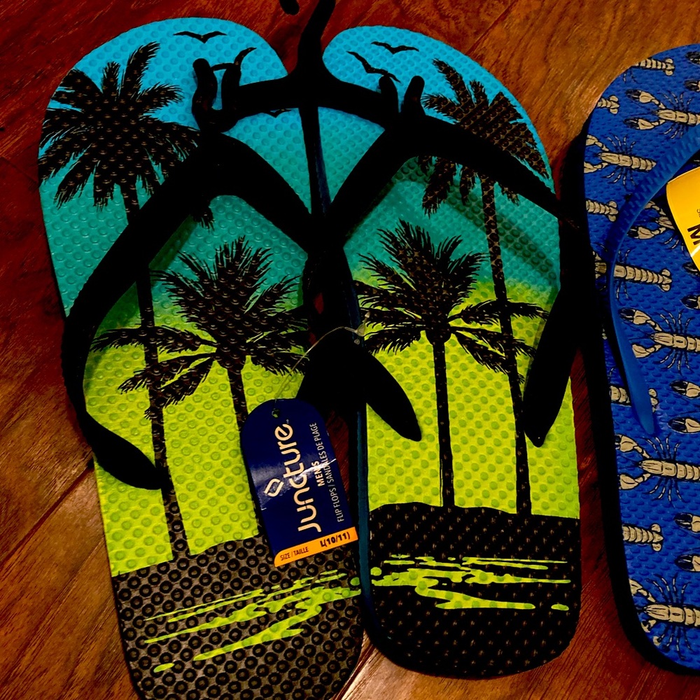NWT Mens Hawaain Flip Flops Size 10/